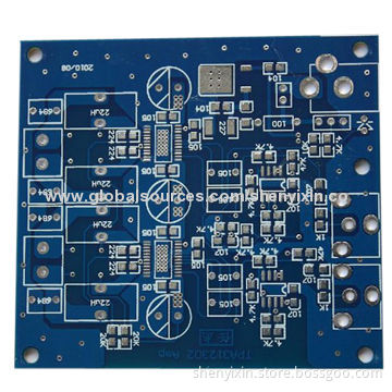 Double-sided blue FR4 PCB